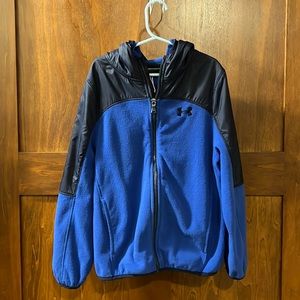 Blue Boys Size Small Under Armour Fleece